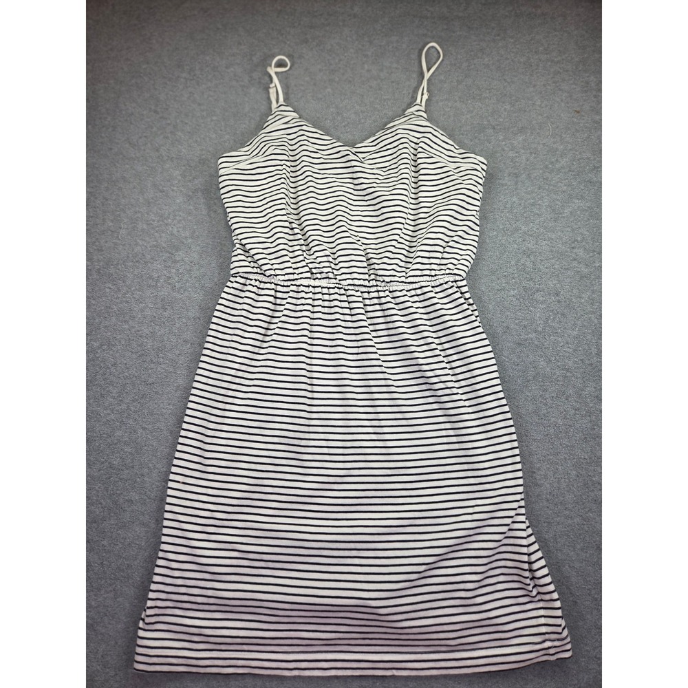 Gap Designed & Crafted Striped Cami Dress Womens Medium Black White Sundress